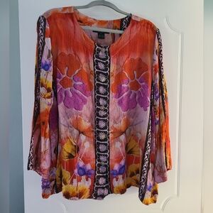 Citron Silk blend top 2x